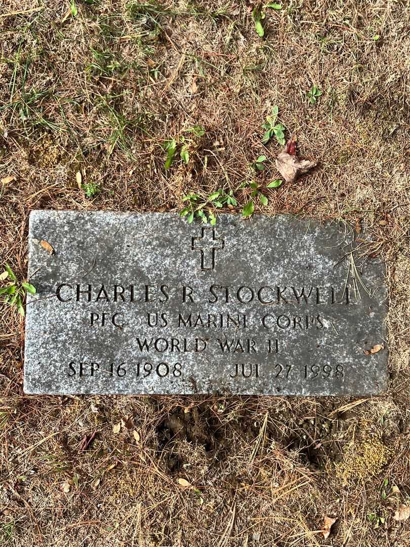 Charles R. Stockwell's grave. Photo 3