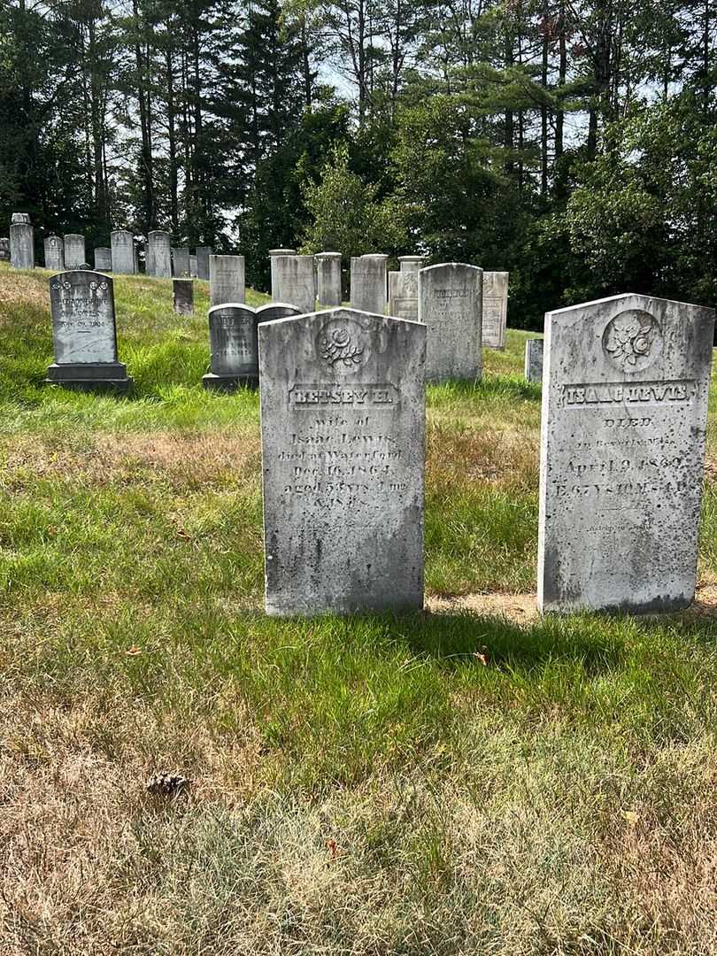 Betsey H. Lewis's grave. Photo 1