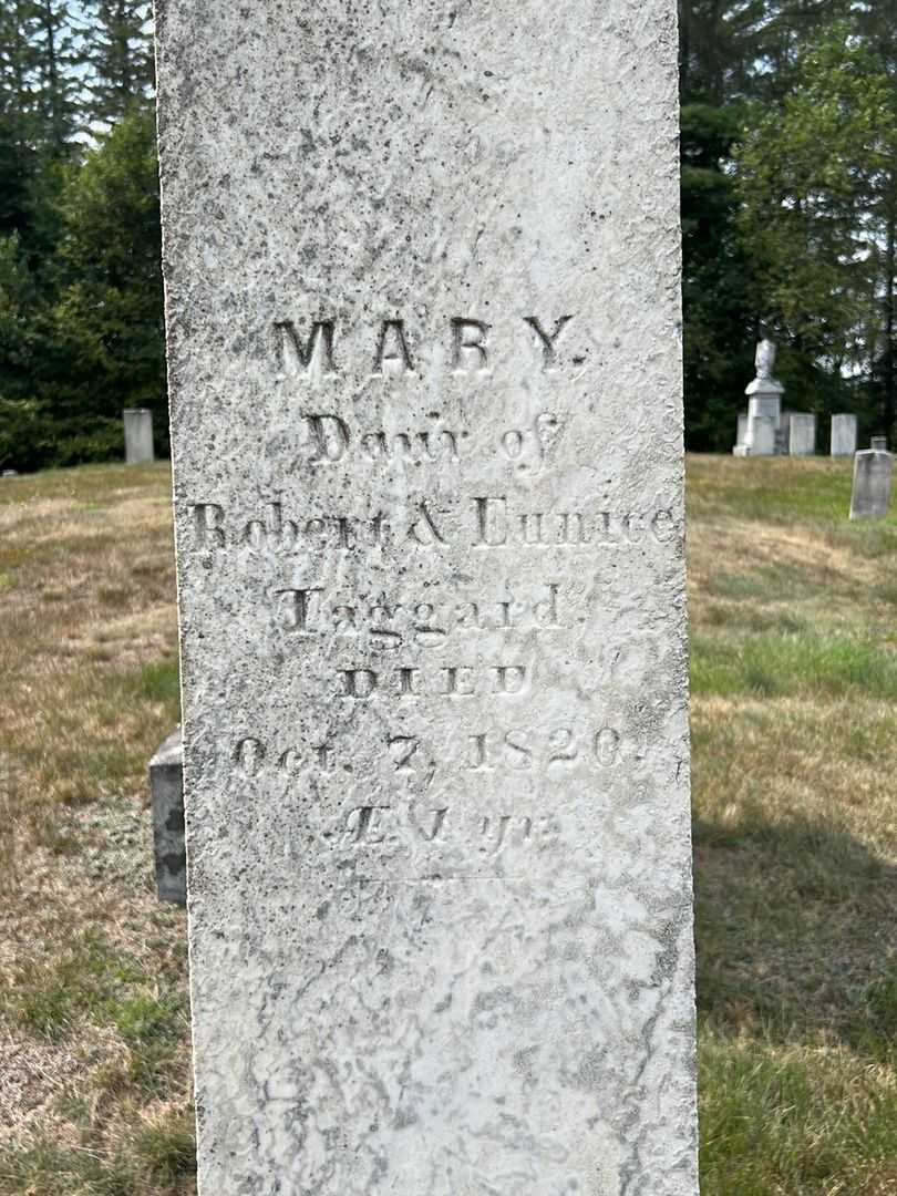 Mary Taggard's grave. Photo 3