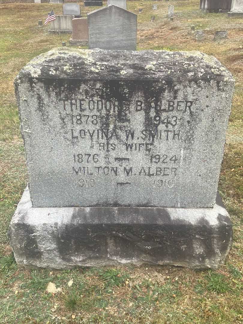 Milton M. Alber's grave. Photo 3