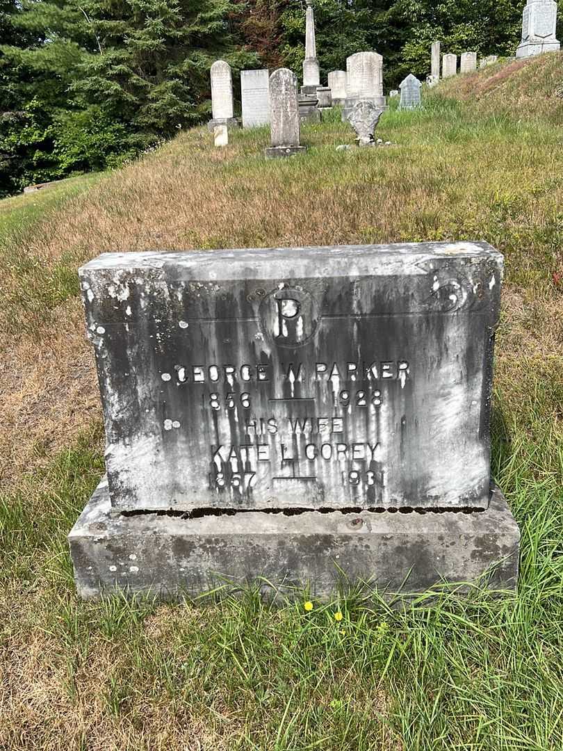 Kate L. Corey Parker's grave. Photo 2