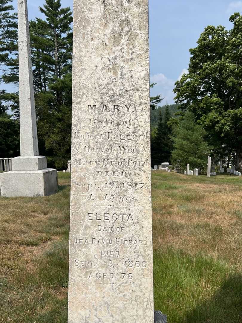 Mary Taggard's grave. Photo 3