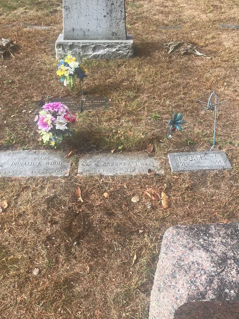 Barbara J. Weeks's grave. Photo 2