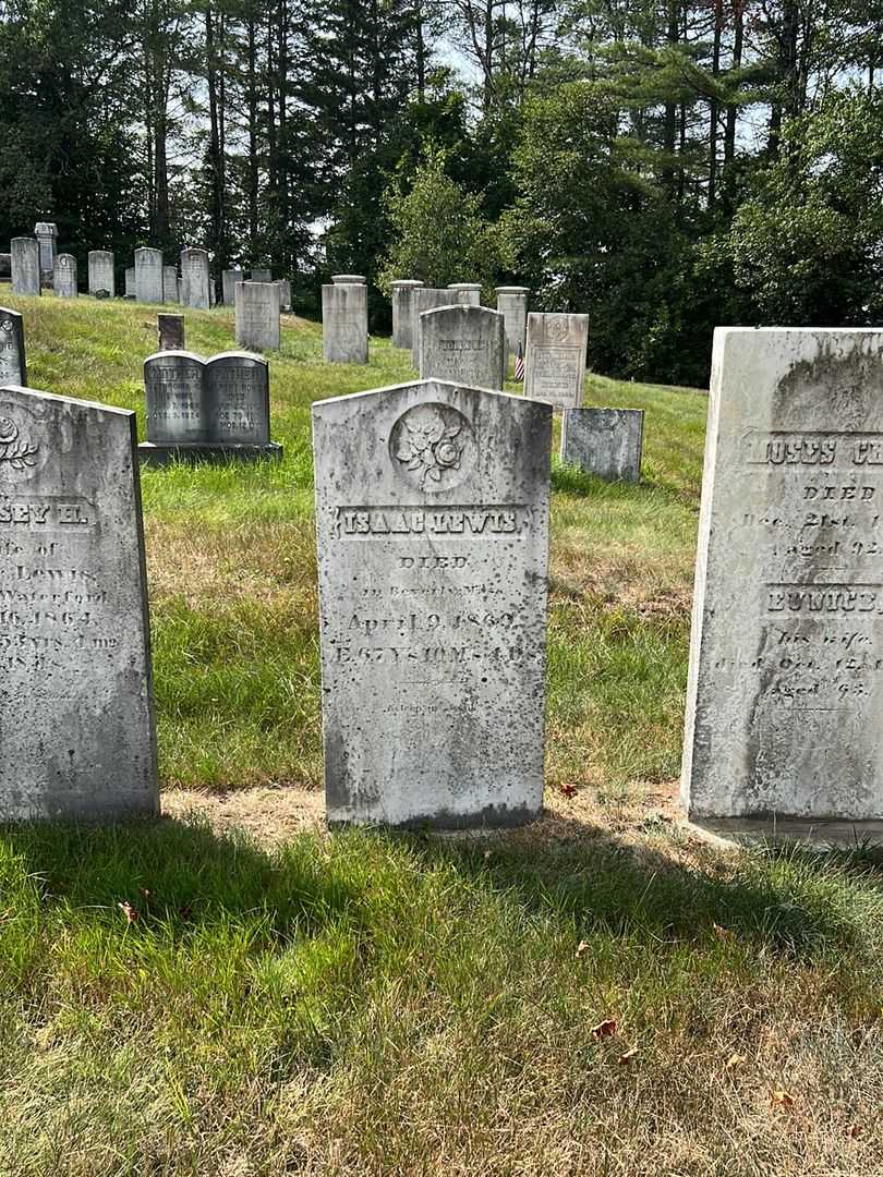 Isaac Lewis's grave. Photo 1