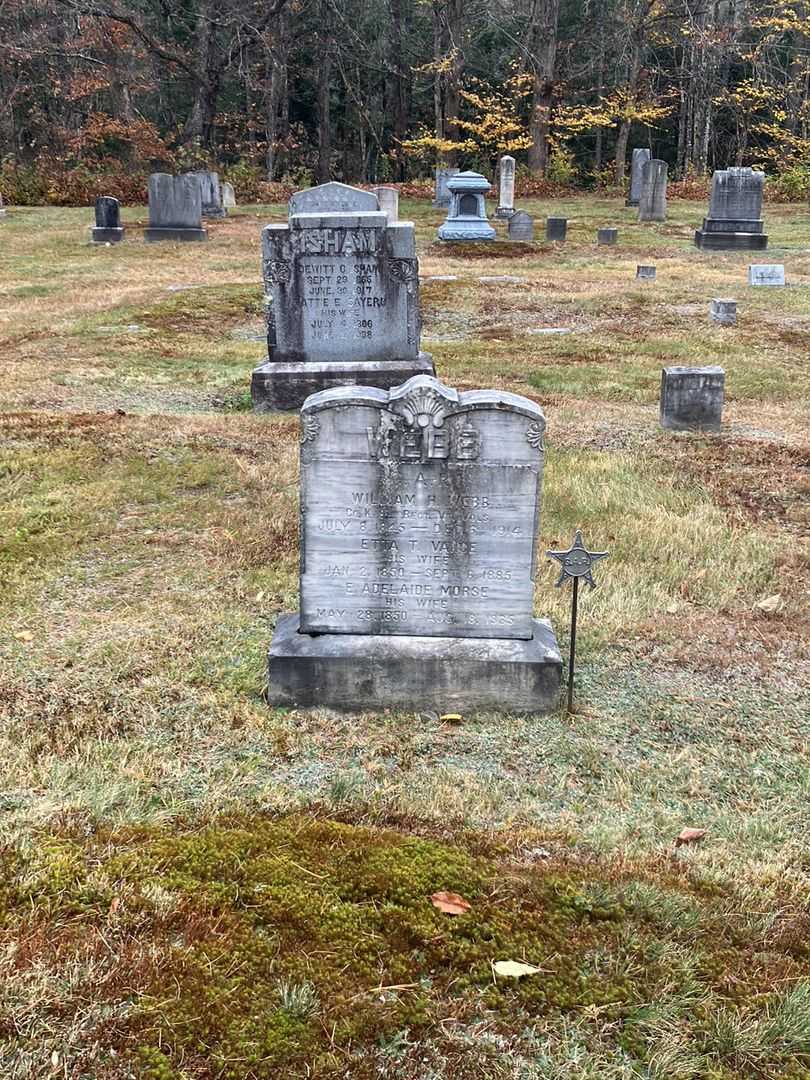 Etta T. Vance Webb's grave. Photo 1