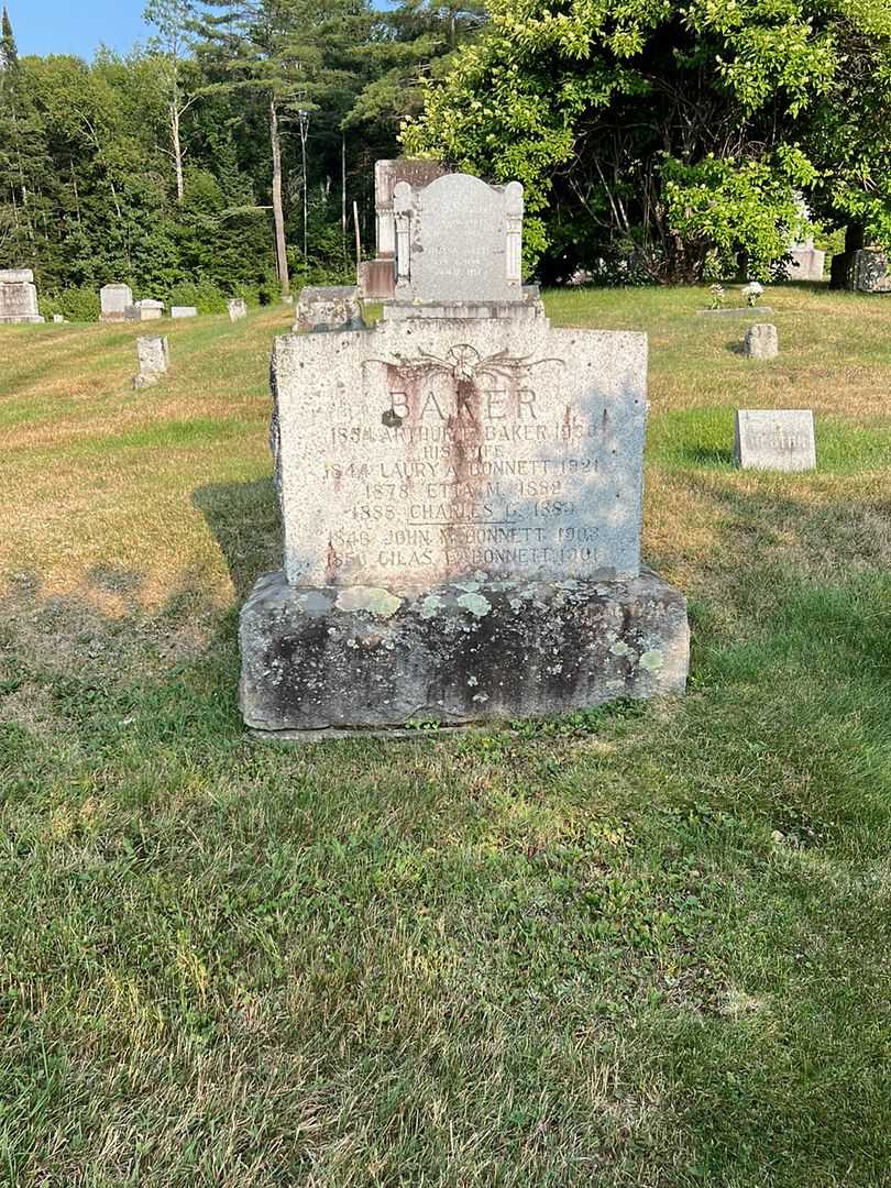 Etta M. Baker's grave. Photo 1