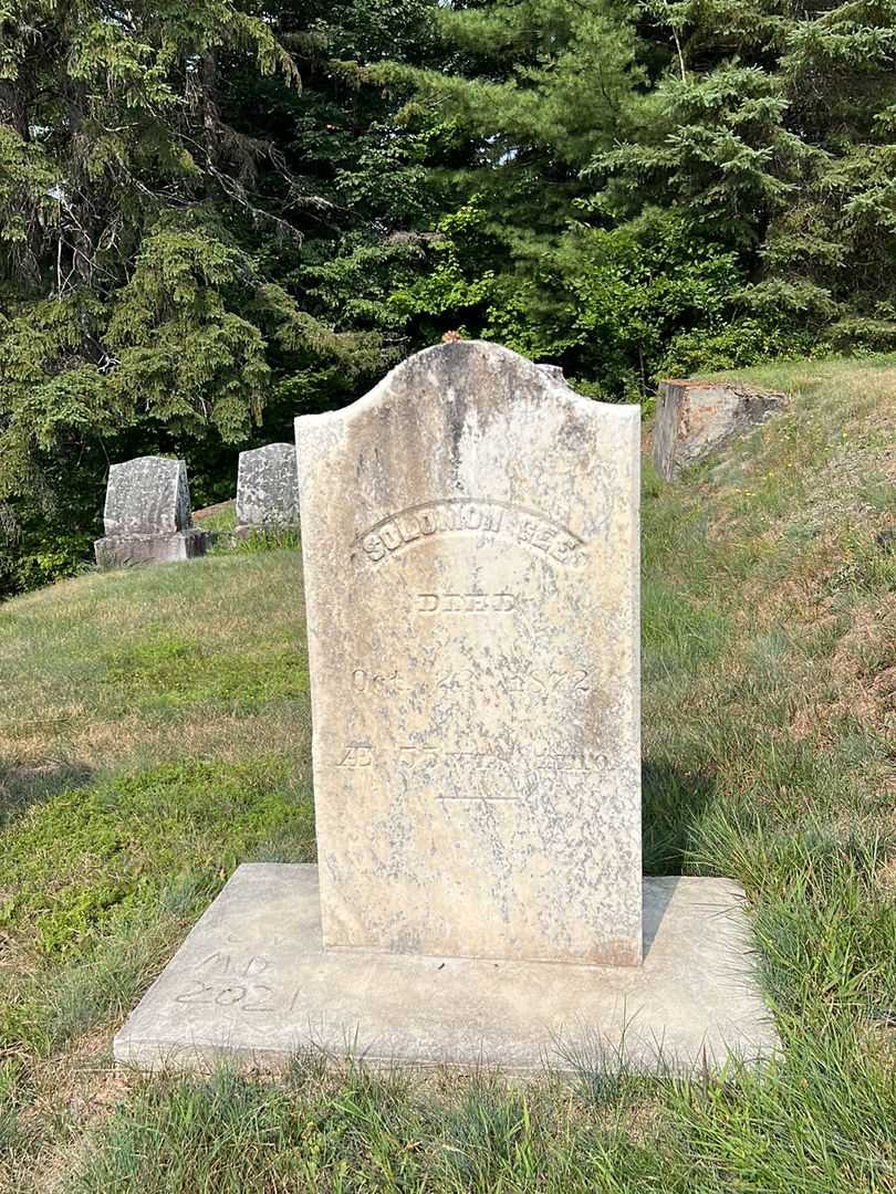 Solomon Gee's grave. Photo 2