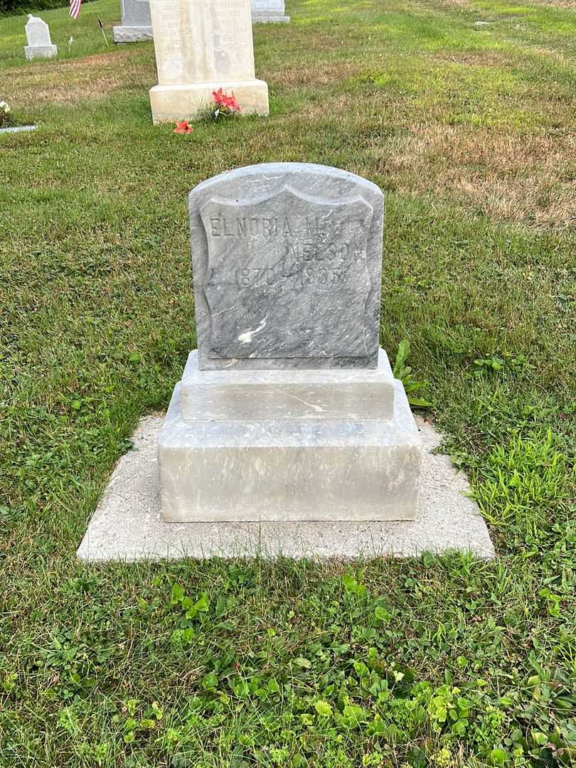 Elnoria M. Nelson's grave. Photo 2