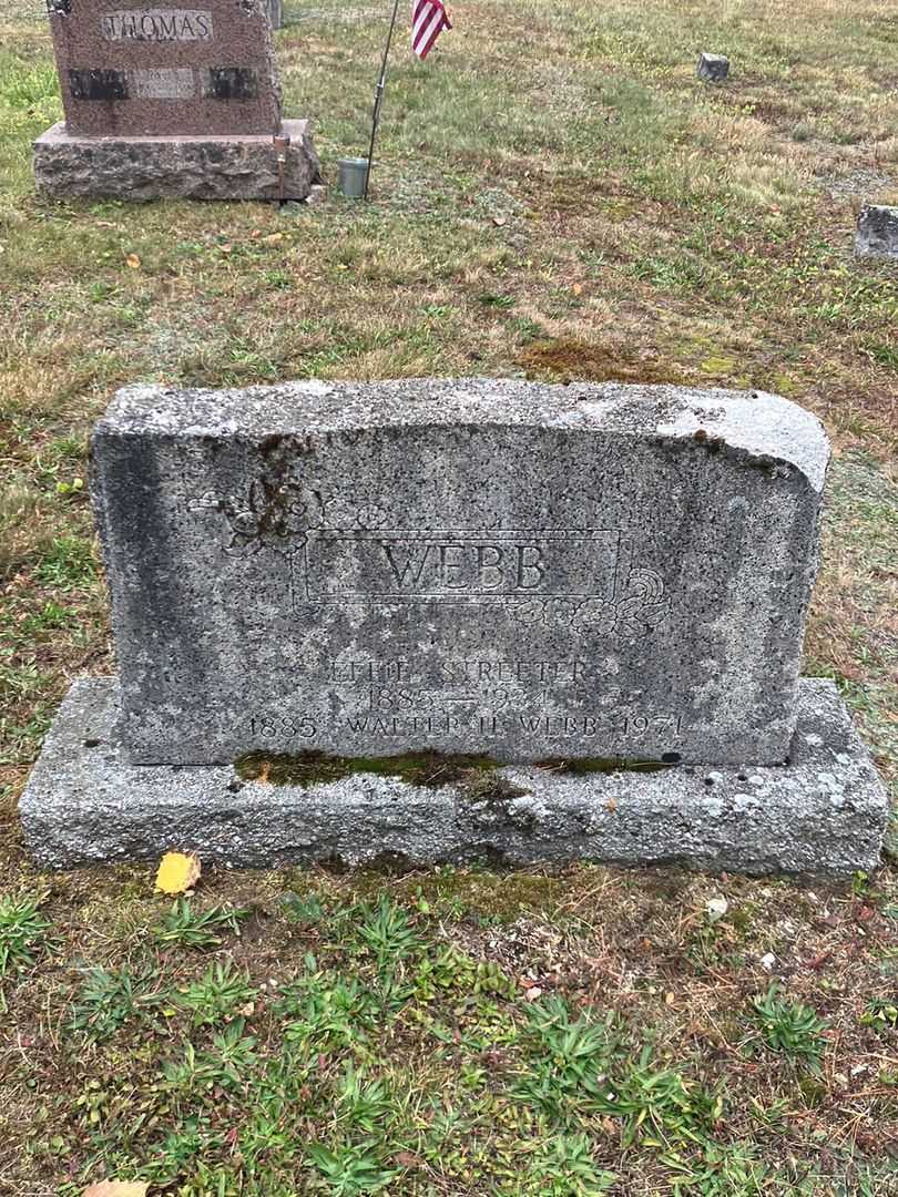Walter H. Webb's grave. Photo 2