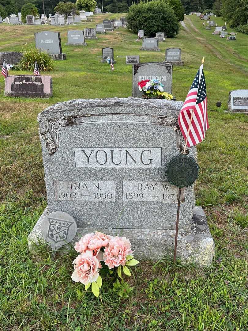 Ray W. Young's grave. Photo 2