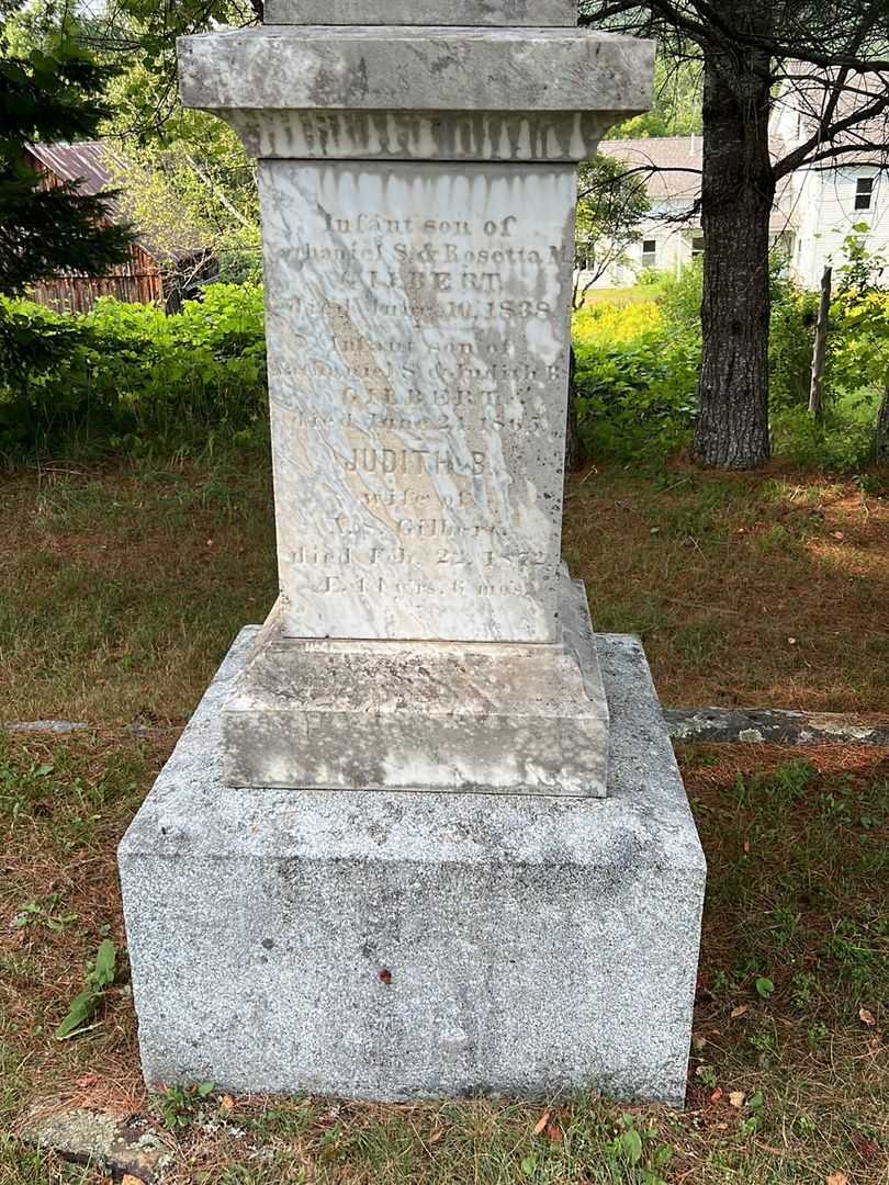 Infant son Gilbert's grave. Photo 2