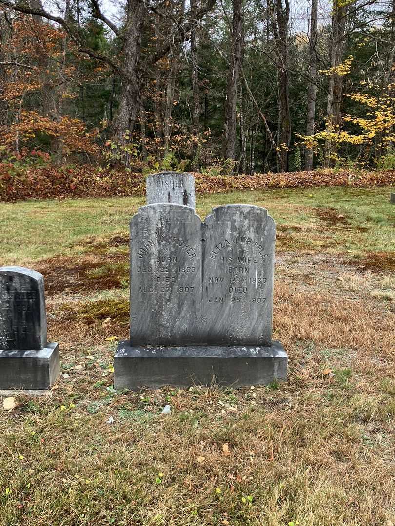 John W. Fisher's grave. Photo 1