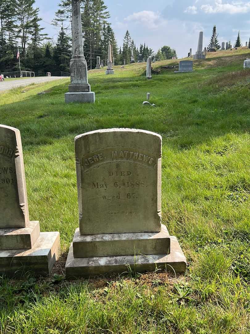 Jeremiah Matthews's grave. Photo 1