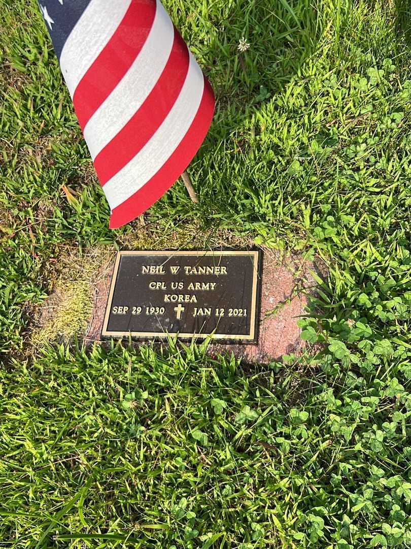 Neil W. Tanner's grave. Photo 3
