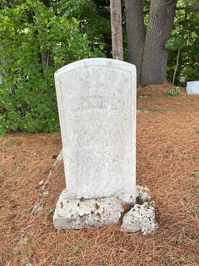 Linnie J. Farnham's grave. Photo 2