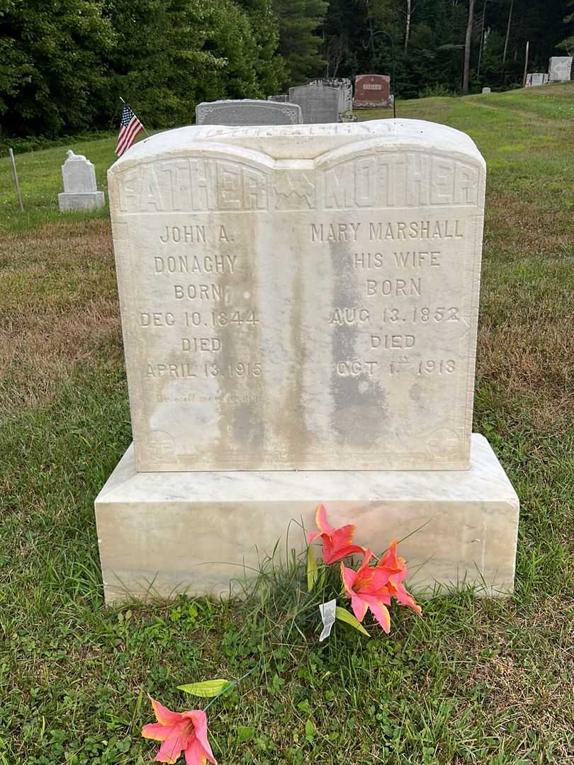 Mary Marshall Donaghy's grave. Photo 3