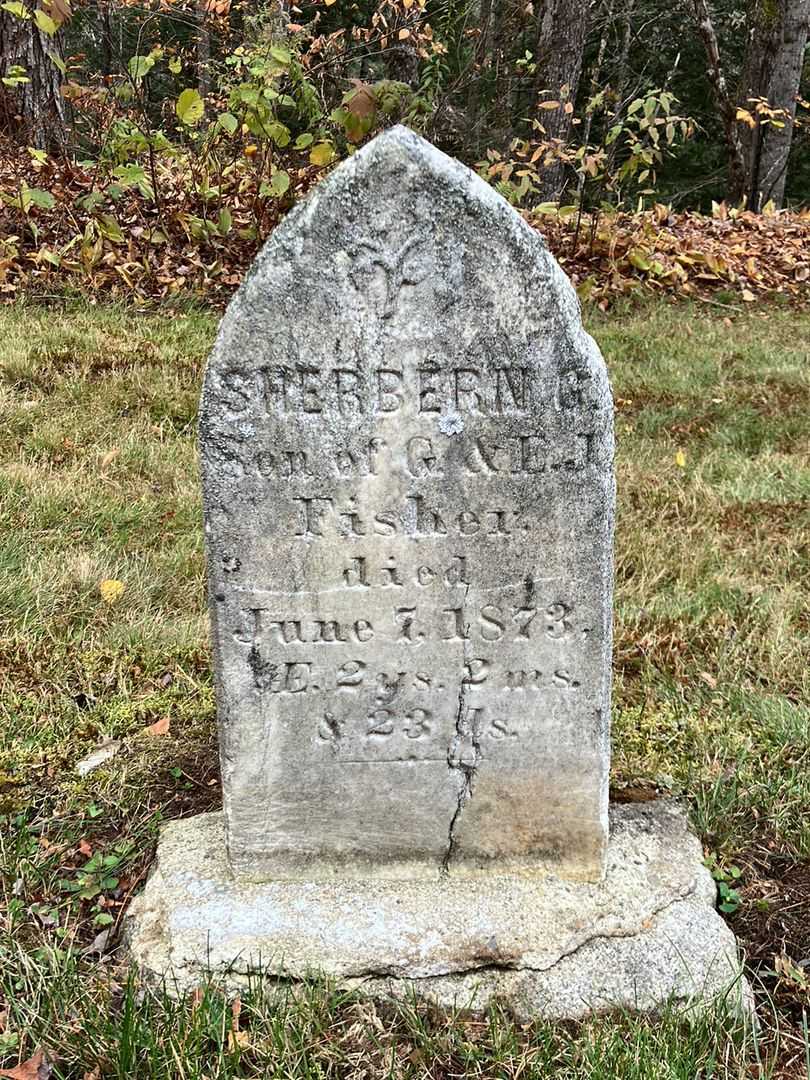 Sherbern G. Fisher's grave. Photo 2