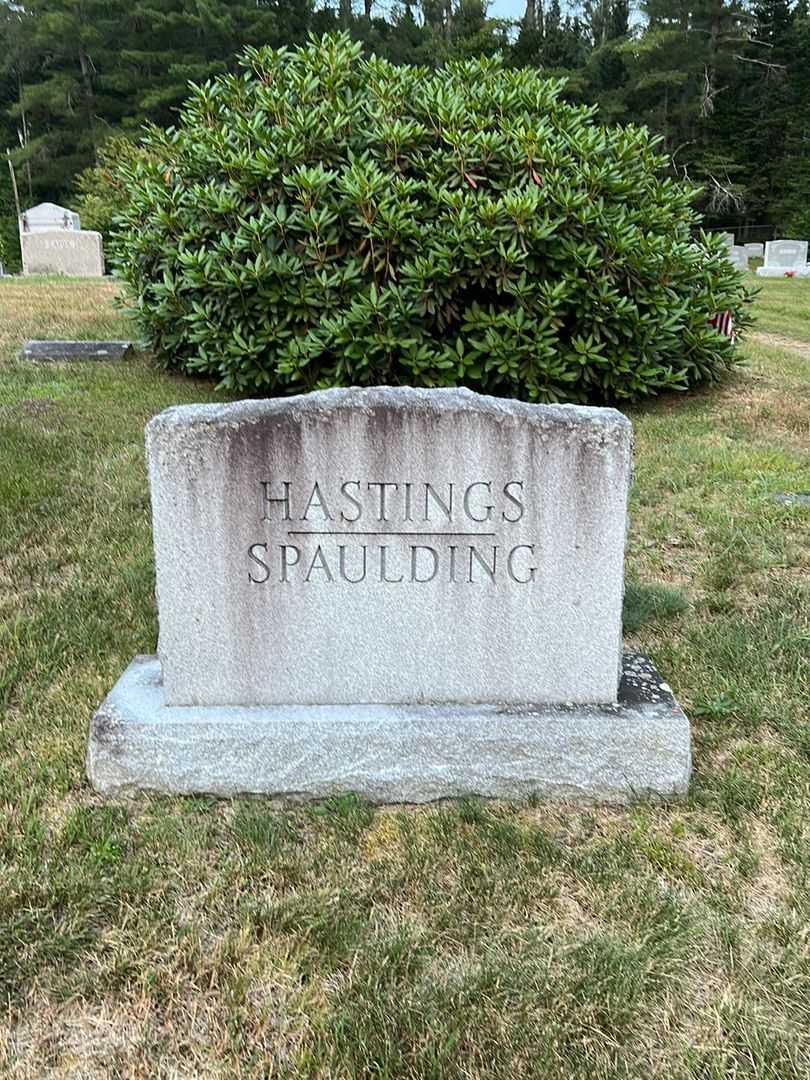 Frances E. Joslin Spaulding's grave. Photo 1