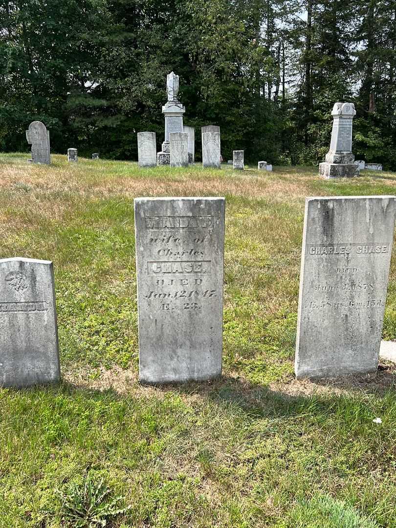 Mianda P. Chase's grave. Photo 1