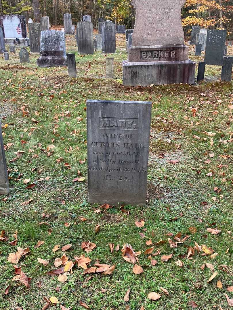 Mary Hall's grave. Photo 1