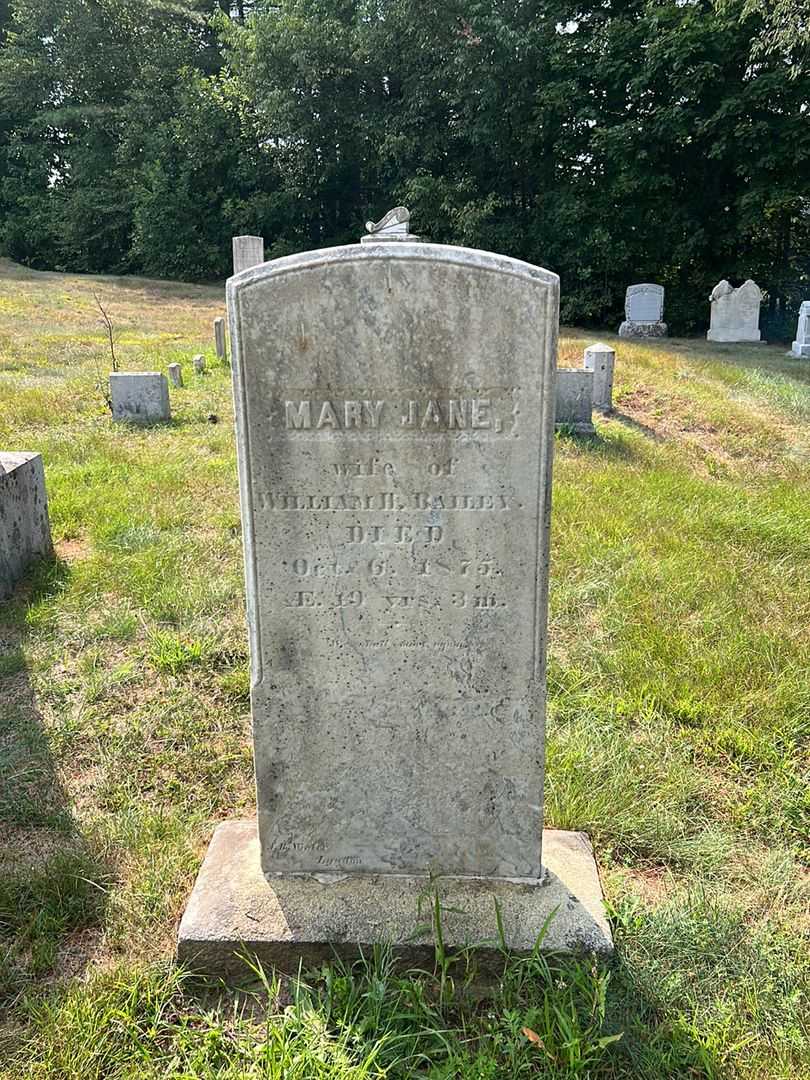 Mary Jane Bailey's grave. Photo 2