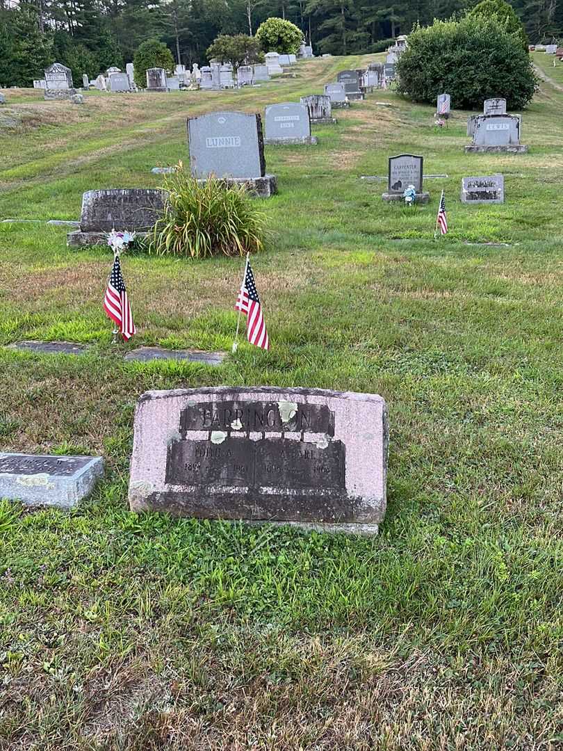 Edith A. Farrington's grave. Photo 1