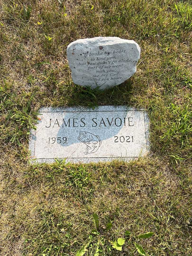 James Savoie's grave. Photo 2