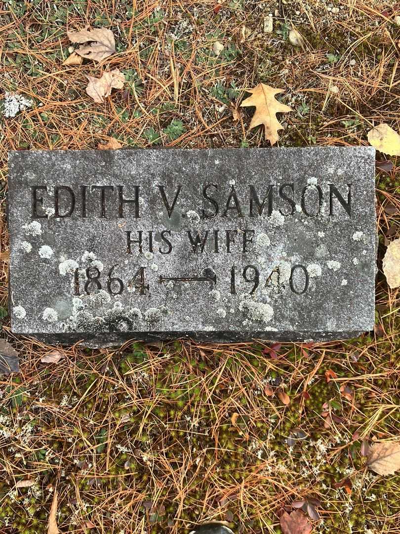 Edith V. Samson Williams's grave. Photo 3