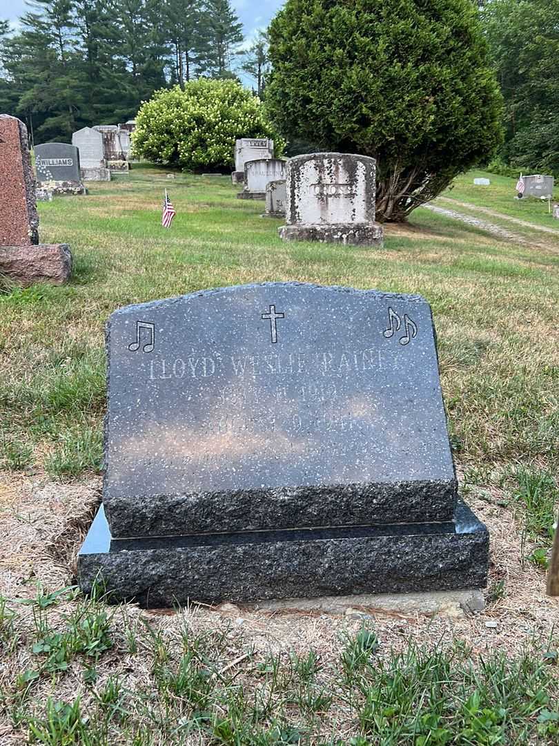 Lloyd Weslie Rainey's grave. Photo 2
