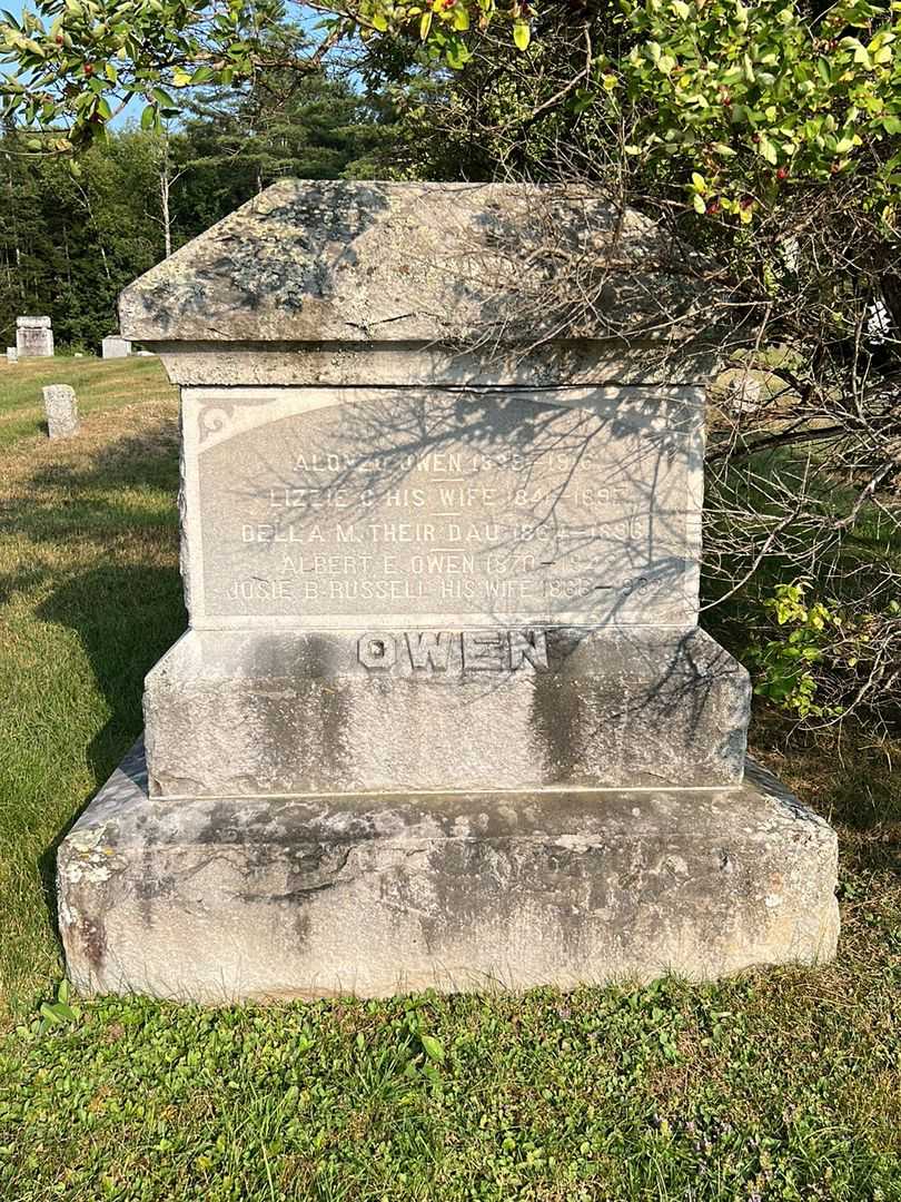 Della M. Owen's grave. Photo 2