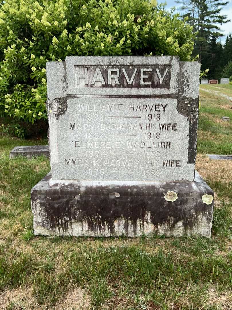 Elmore E. Wadleigh's grave. Photo 2