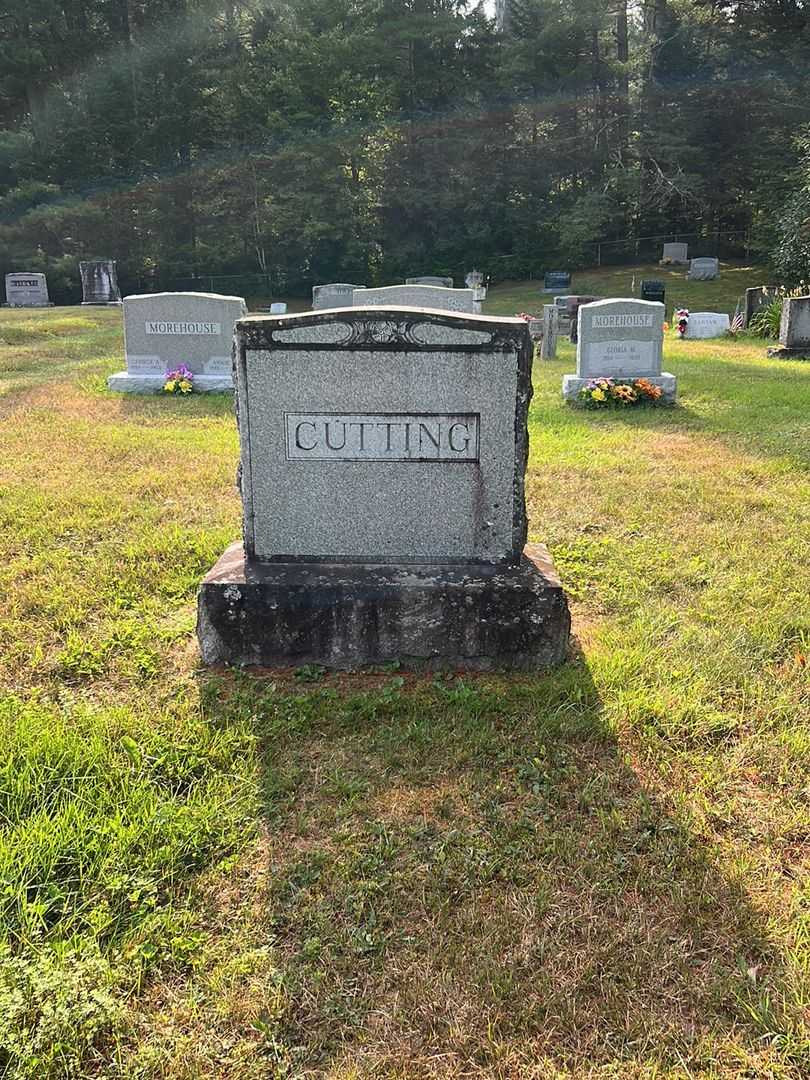 Alice Bertha Taylor Cutting's grave. Photo 1