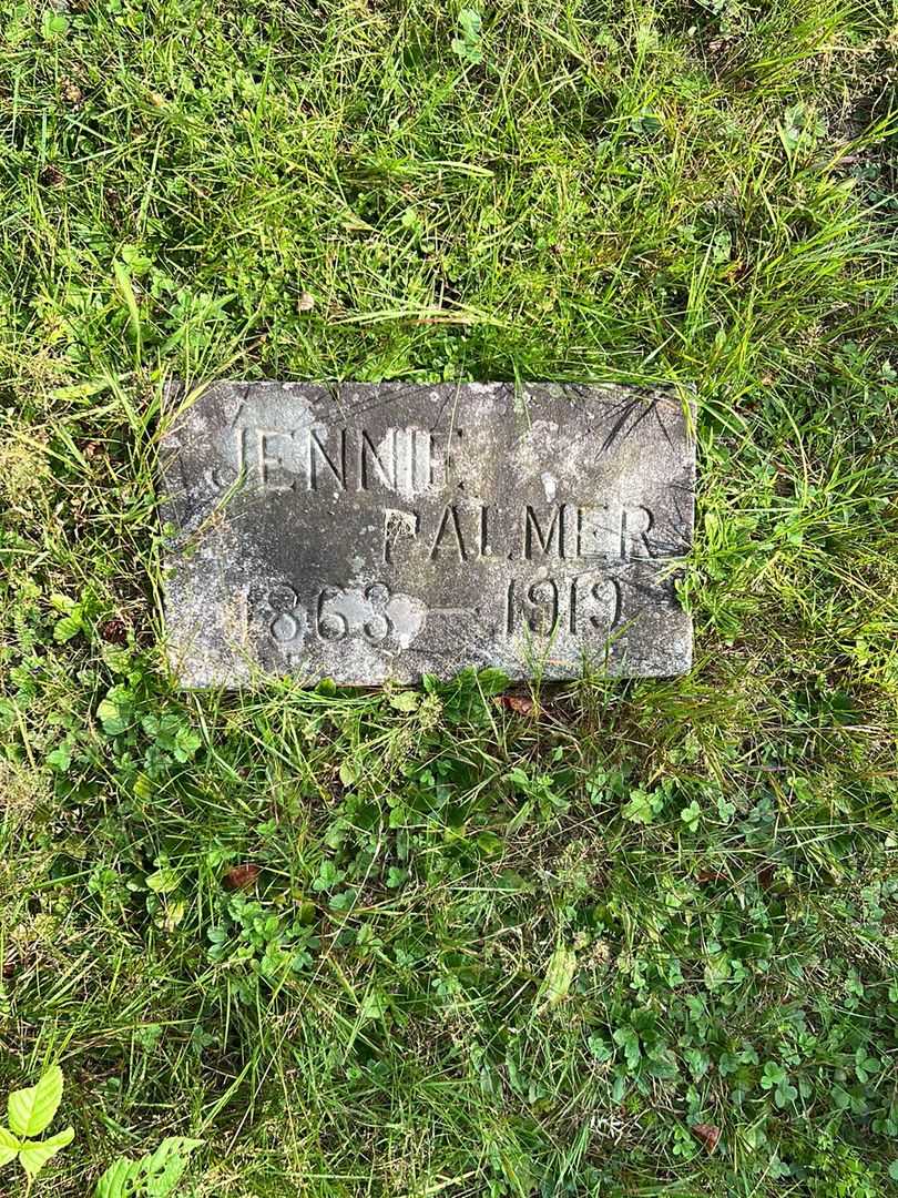 Jennie Palmer's grave. Photo 2