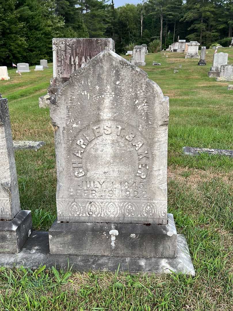 Charles T. Baker's grave. Photo 2