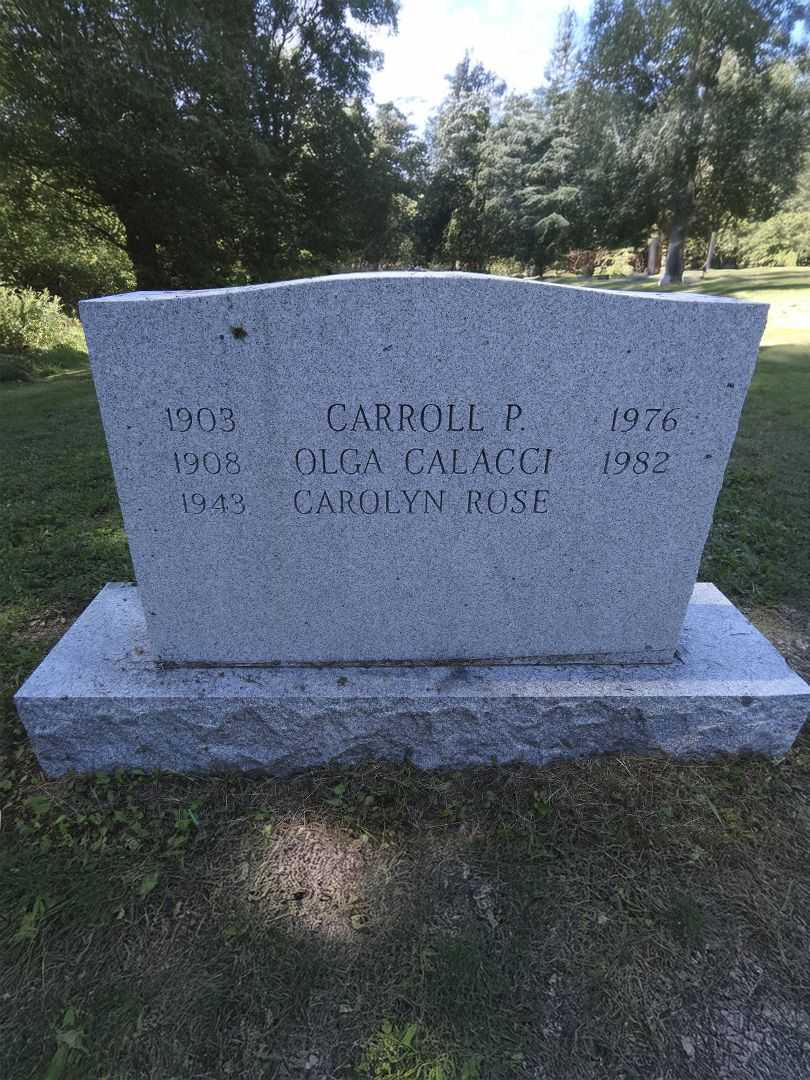 Olga Calacci Cobleigh's grave. Photo 2