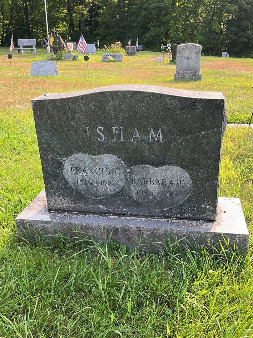 Francis G. Isham's grave. Photo 2