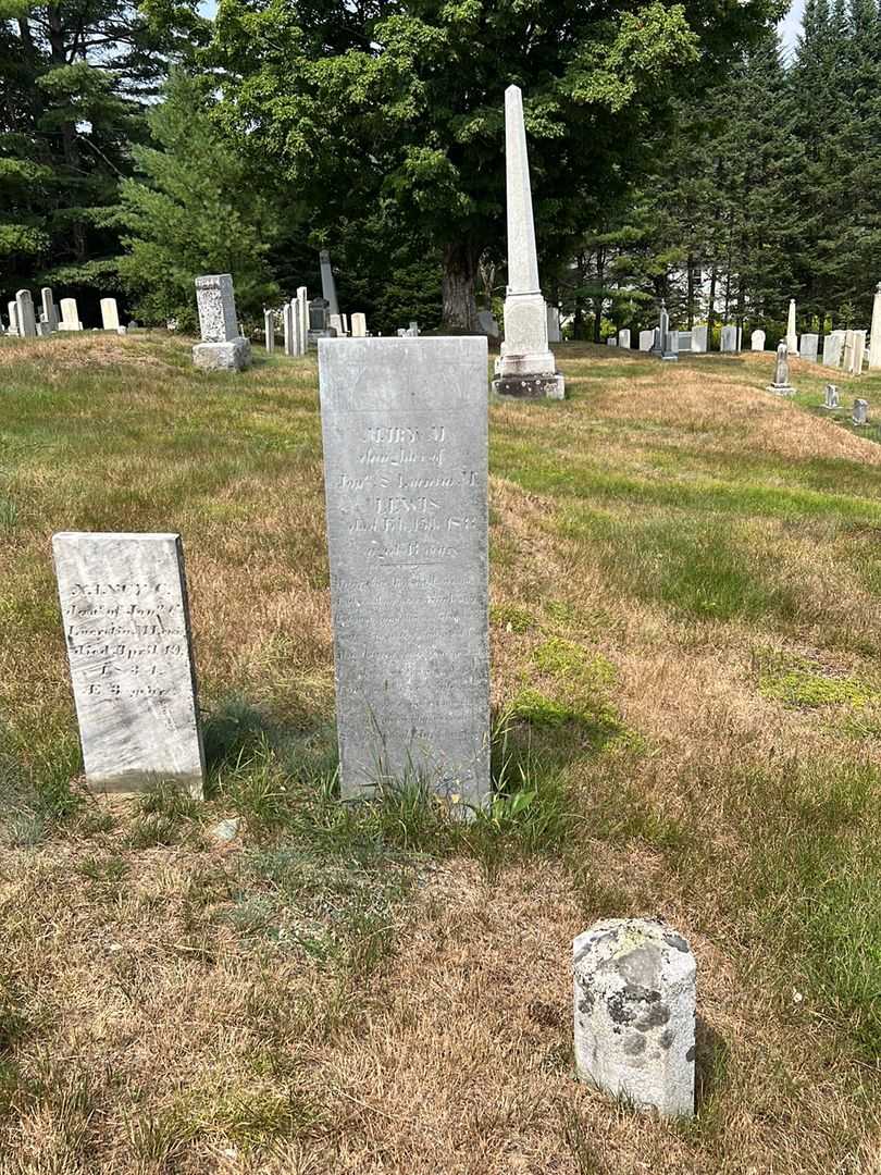Mary M. Lewis's grave. Photo 1