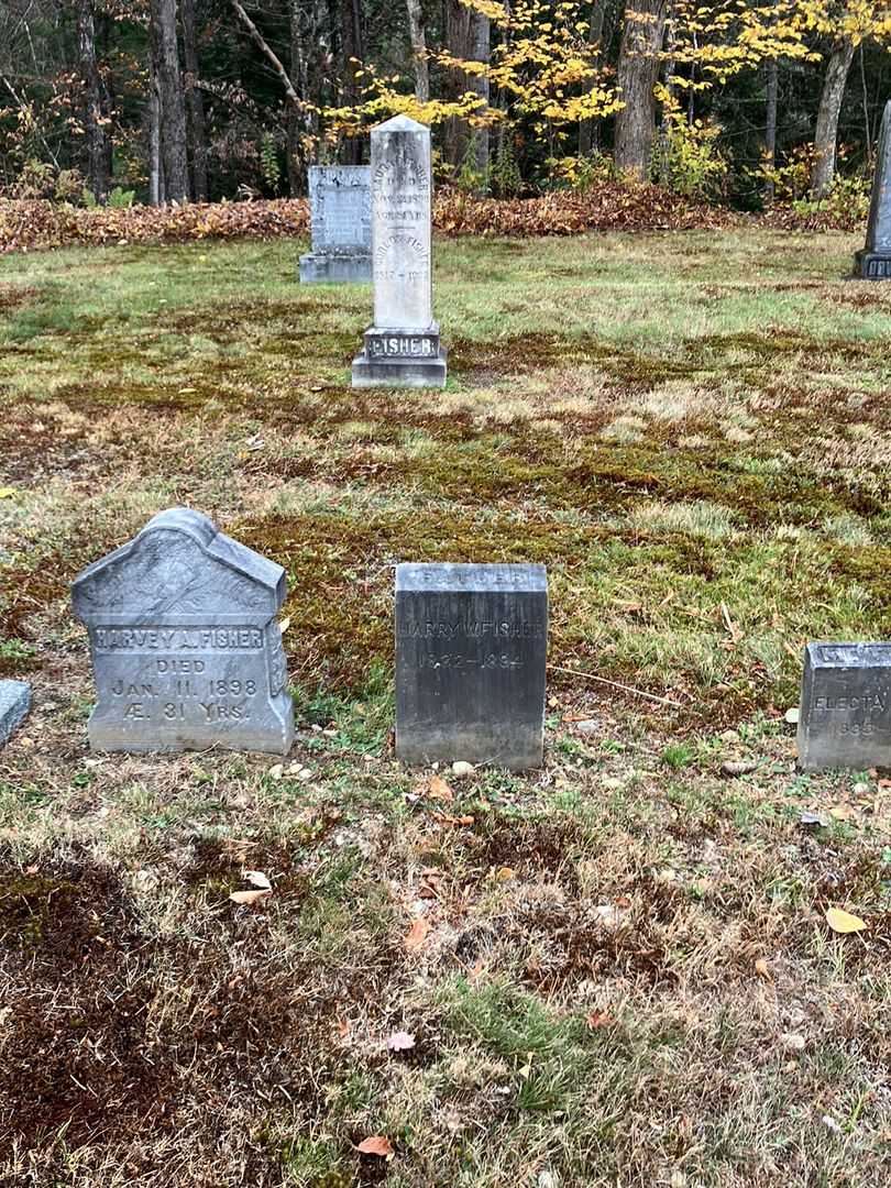 Harry W. Fisher's grave. Photo 1