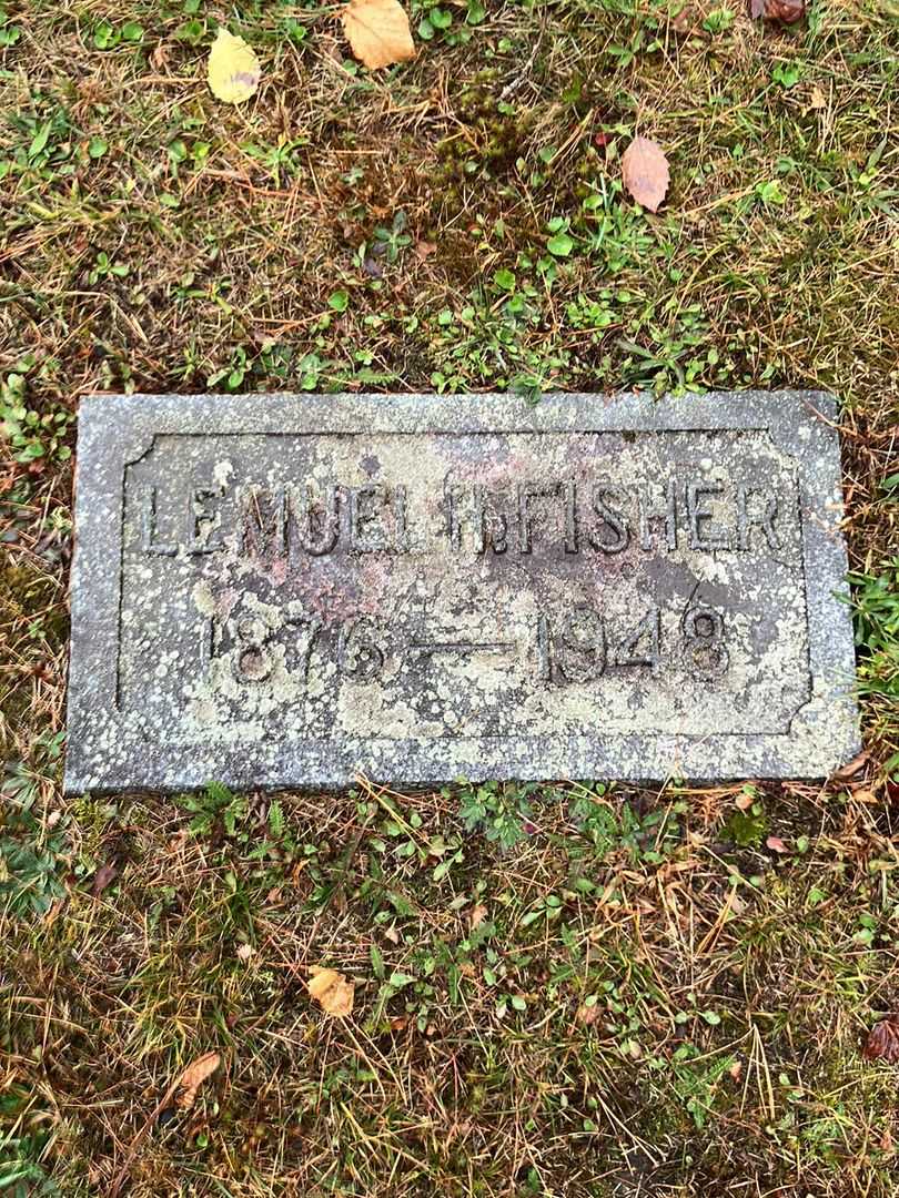 Lemuel H. Fisher's grave. Photo 3
