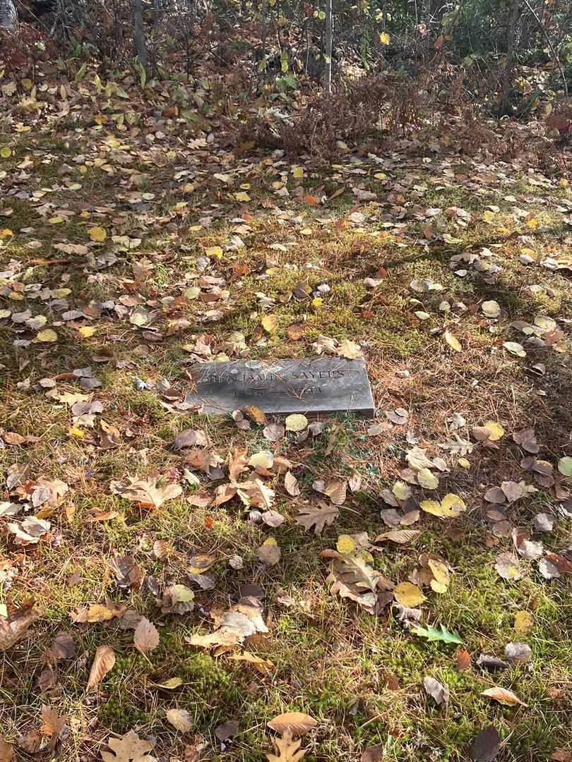 Benjamin Sayers's grave. Photo 1