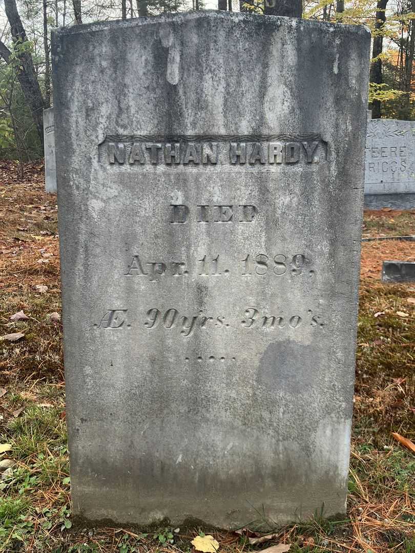 Nathan Hardy's grave. Photo 2