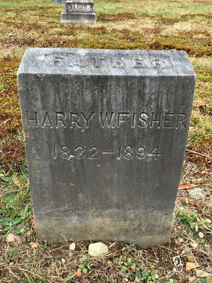 Harry W. Fisher's grave. Photo 2