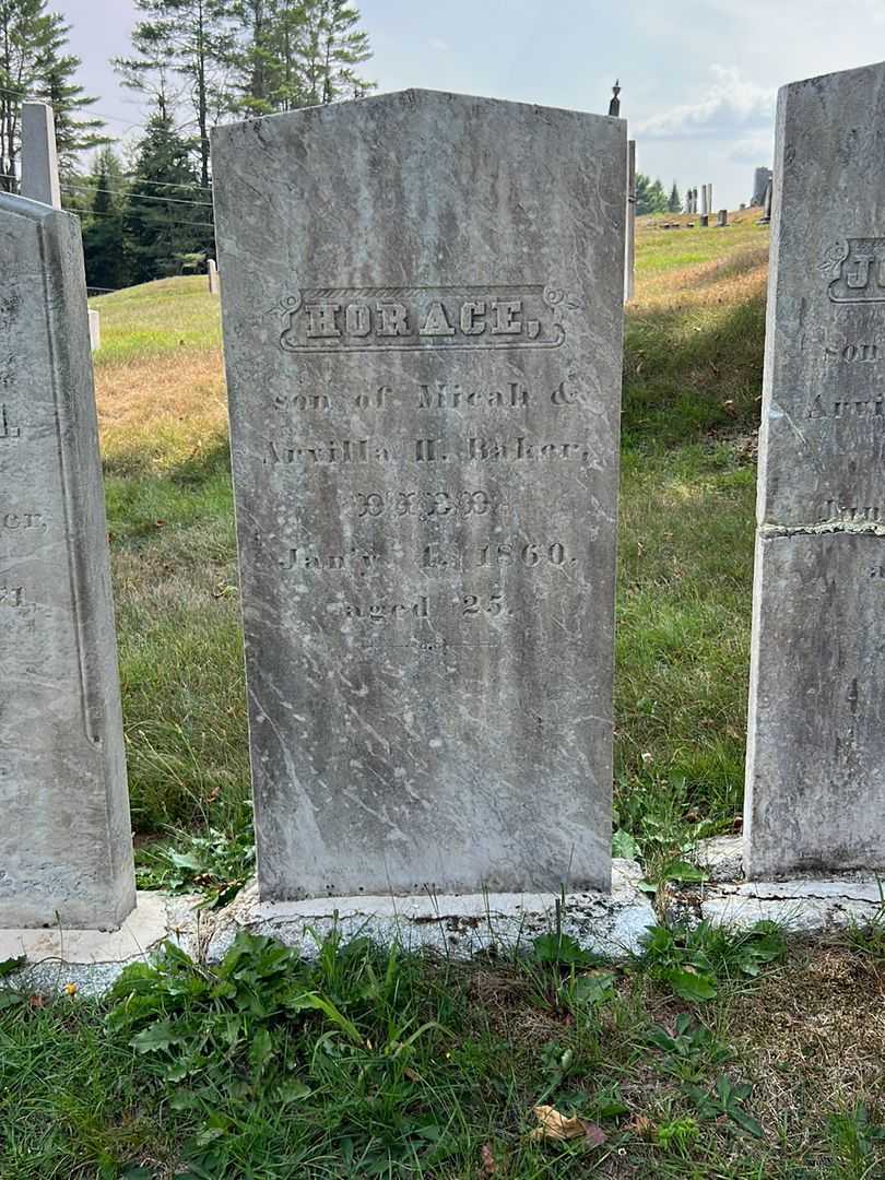 Horace Baker's grave. Photo 2