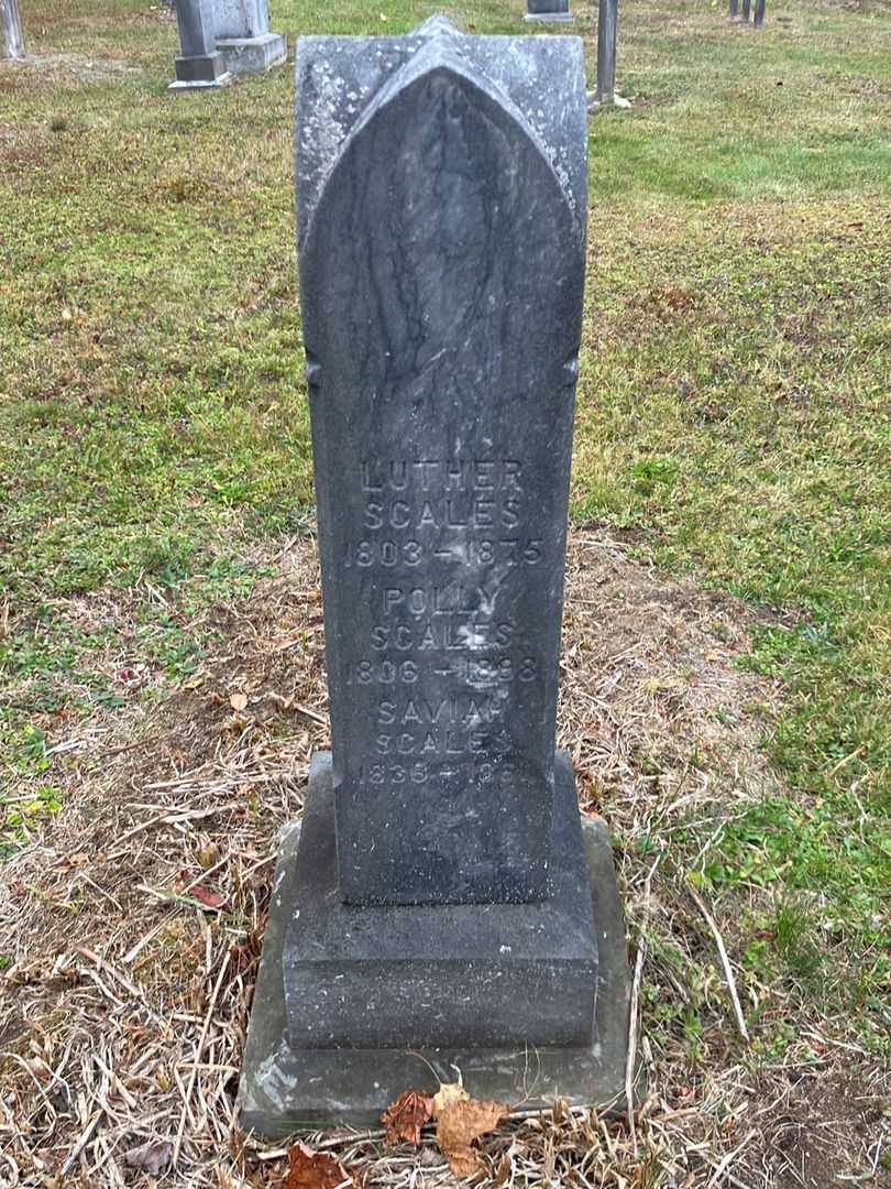 Luther Scales's grave. Photo 2