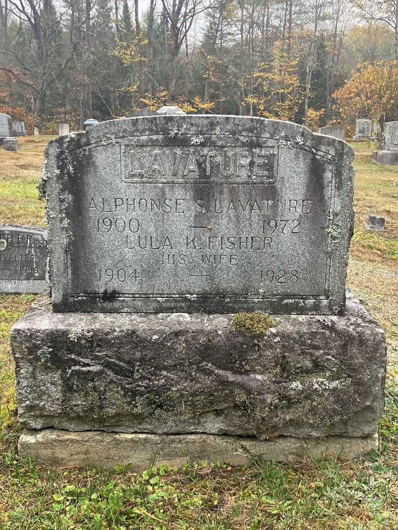 Alphonse S. Lavature's grave. Photo 2