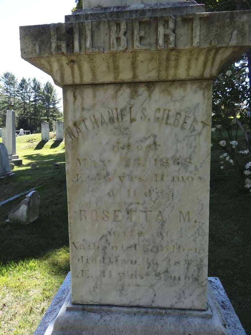 Nathaniel S. Gilbert's grave. Photo 2