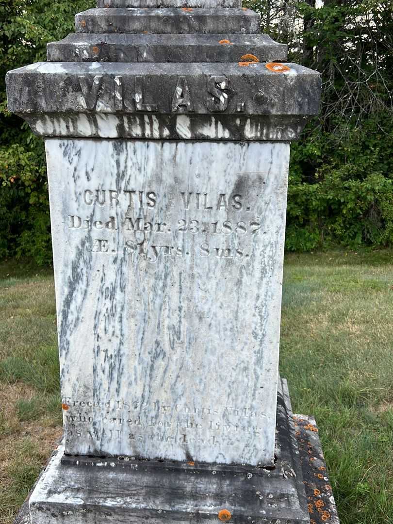 Curtis Vilas's grave. Photo 3