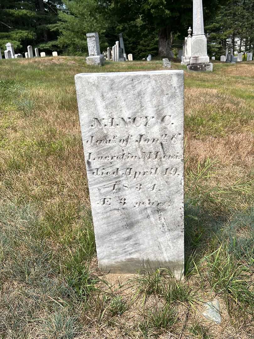 Nancy C. Lewis's grave. Photo 2