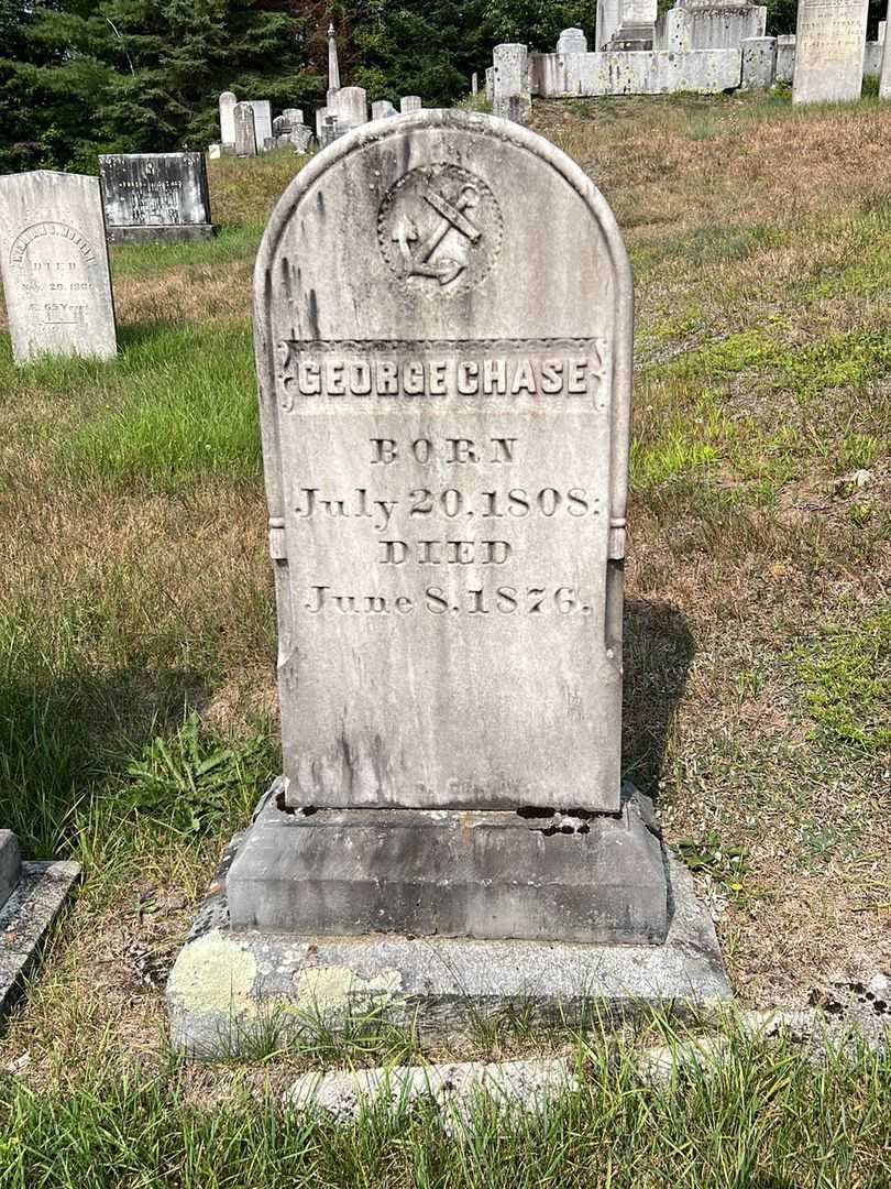 George Chase's grave. Photo 3
