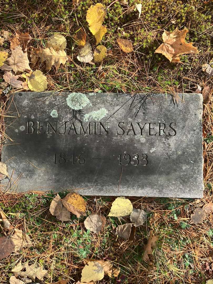 Benjamin Sayers's grave. Photo 2